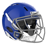 Light Helmets Adult Apache Lightning Football Helmet with Attached Facemask-1
