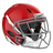 Light Helmets Adult Apache Lightning Football Helmet with Attached Facemask-1