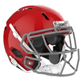 Light Helmets Adult Apache Lightning Football Helmet with Attached Facemask-1