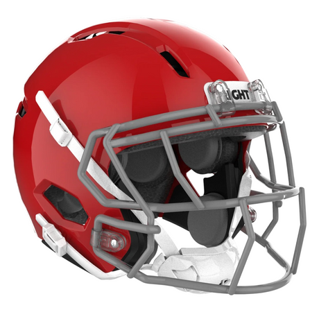 Light Helmets Adult Apache Lightning Football Helmet with Attached Facemask-1