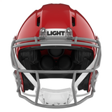 Light Helmets Adult Apache Lightning Football Helmet with Attached Facemask-2