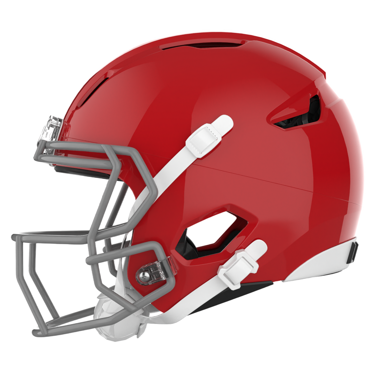 Light Helmets Adult Apache Lightning Football Helmet with Attached Facemask-3