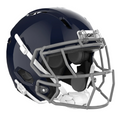Light Helmets Adult Apache Lightning Football Helmet with Attached Facemask-1