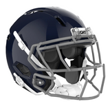 Light Helmets Adult Apache Lightning Football Helmet with Attached Facemask-1