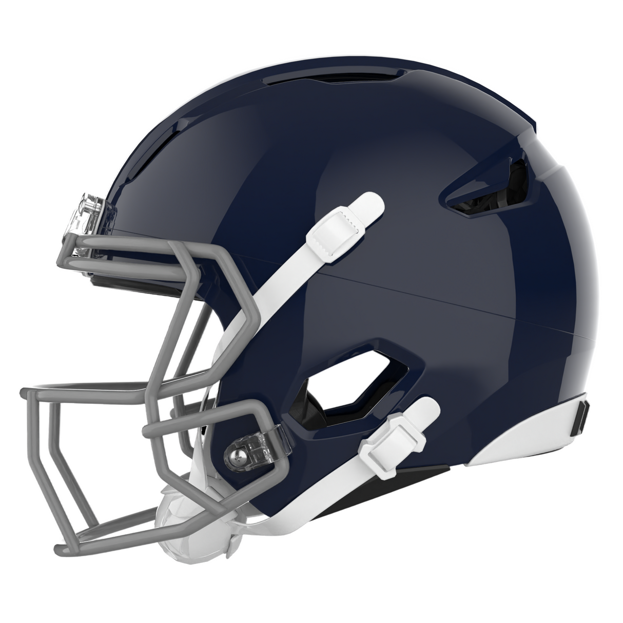 Light Helmets Adult Apache Lightning Football Helmet with Attached Facemask-3