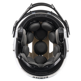 Light Helmets Adult Apache Lightning Football Helmet with Attached Facemask-5