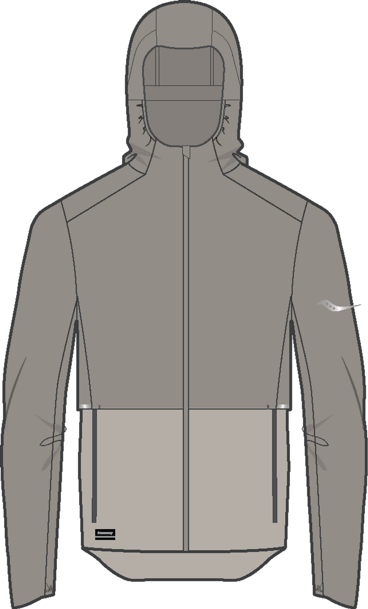 Saucony Men's Hurricane Waterproof Jacket-1