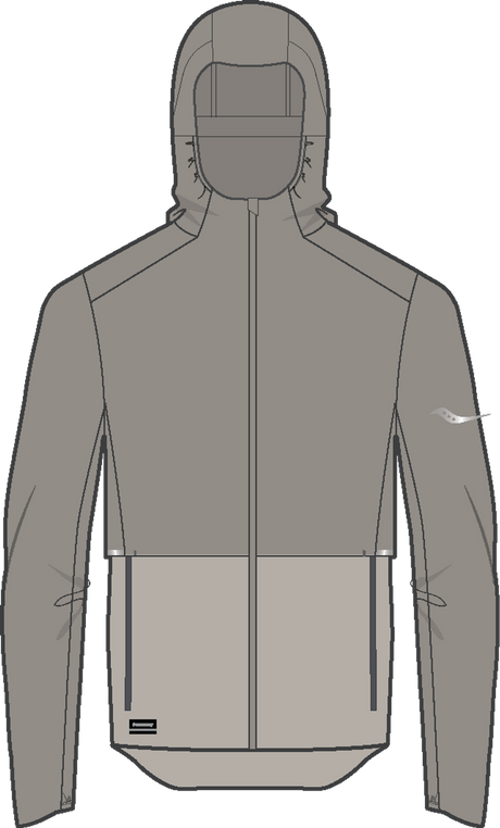 Saucony Men's Hurricane Waterproof Jacket-1