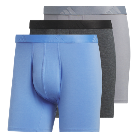 adidas Men's Luxe Comfort 3-Pack Boxer Brief-1