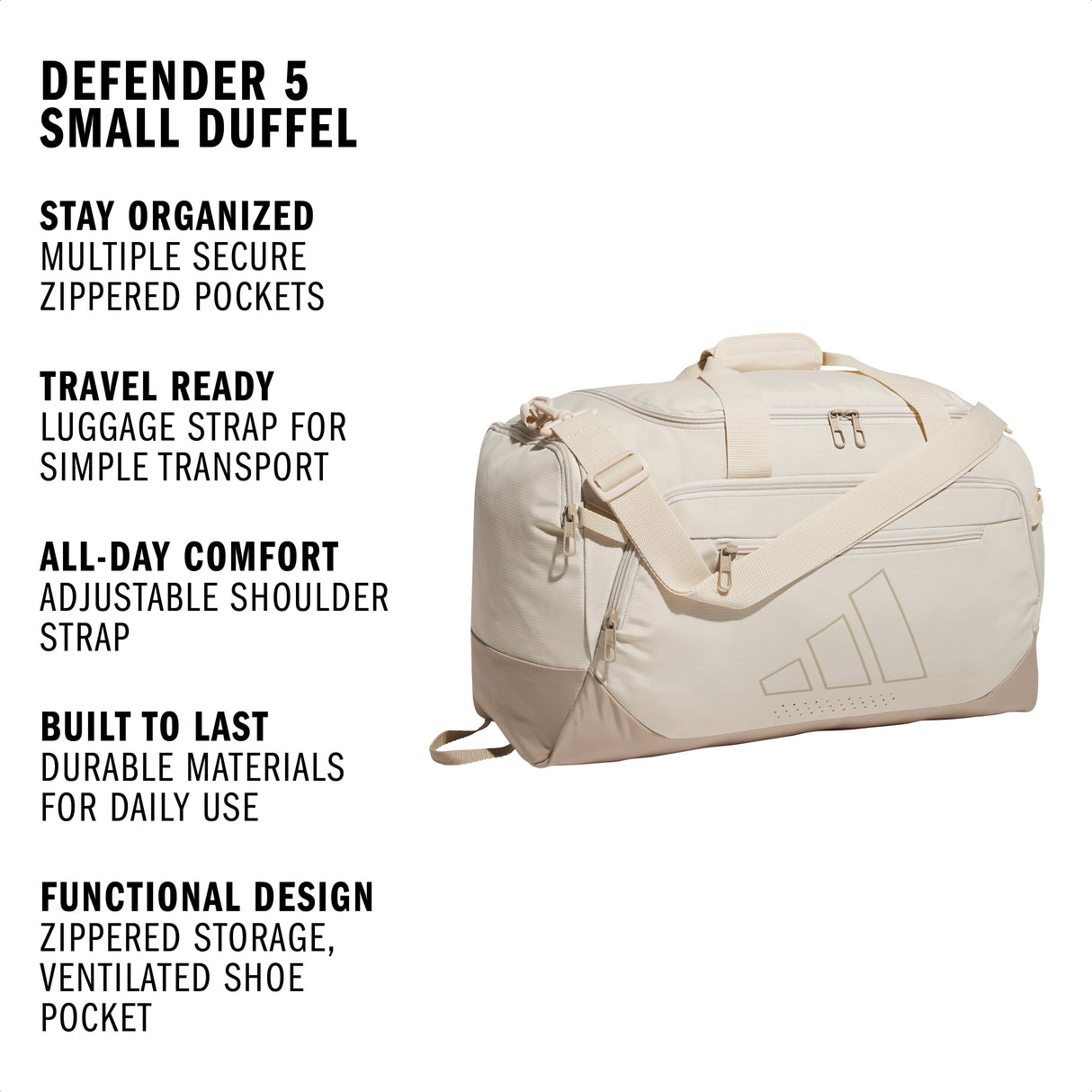 adidas Defender 5 Small Duffel-2