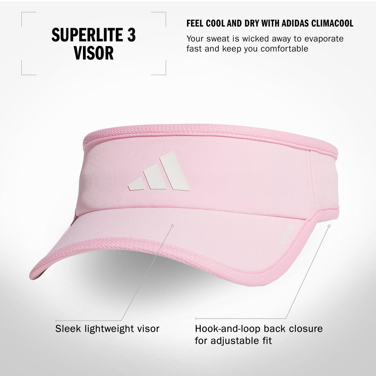 adidas Women's Superlite 3 Visor-2