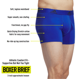 adidas Men's Stretch Cotton 3-Pack Trunk-2