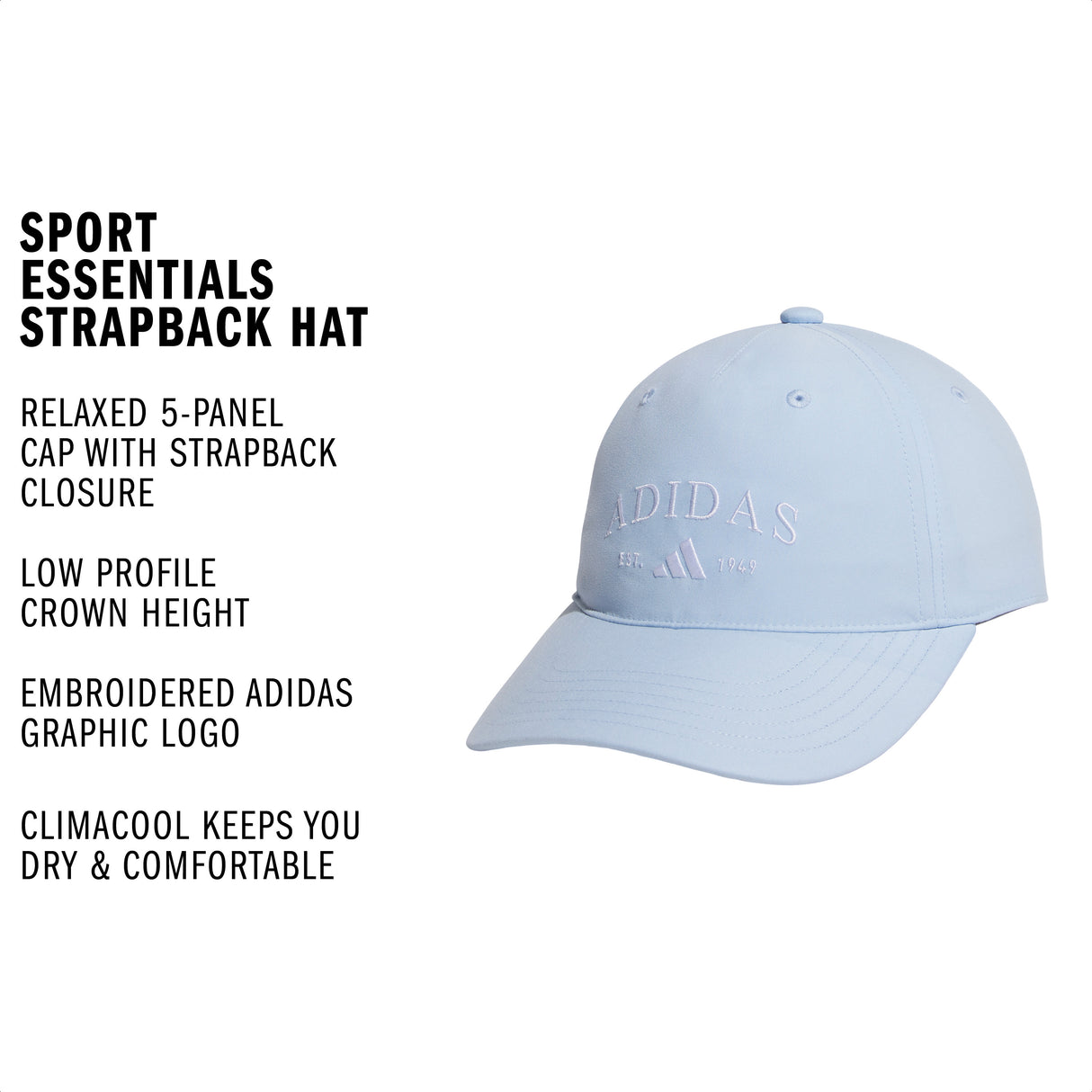 adidas Women's Sport Essentials Strapback Hat-2