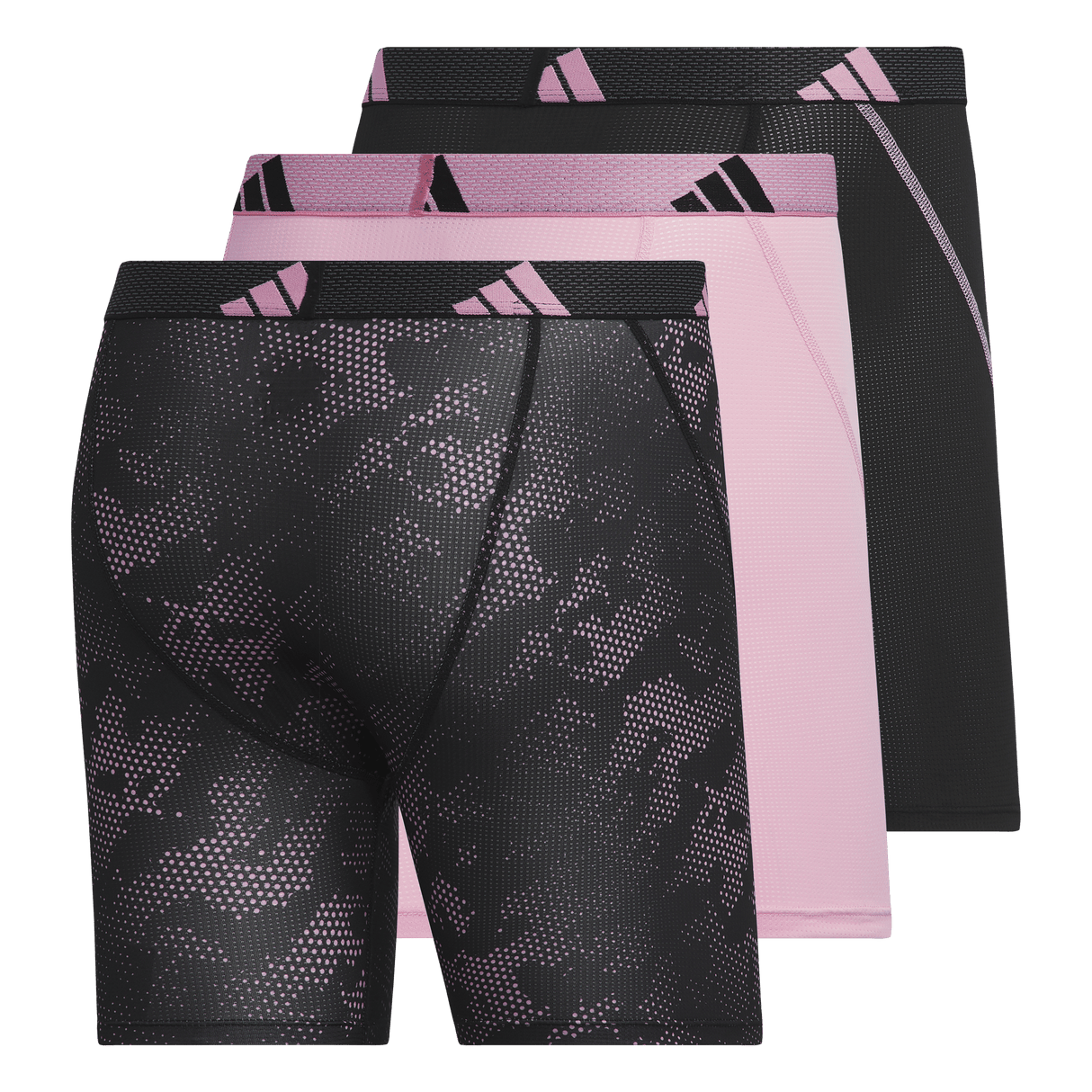 adidas Men's Performance Mesh Graphic 3-Pack Boxer Brief-5