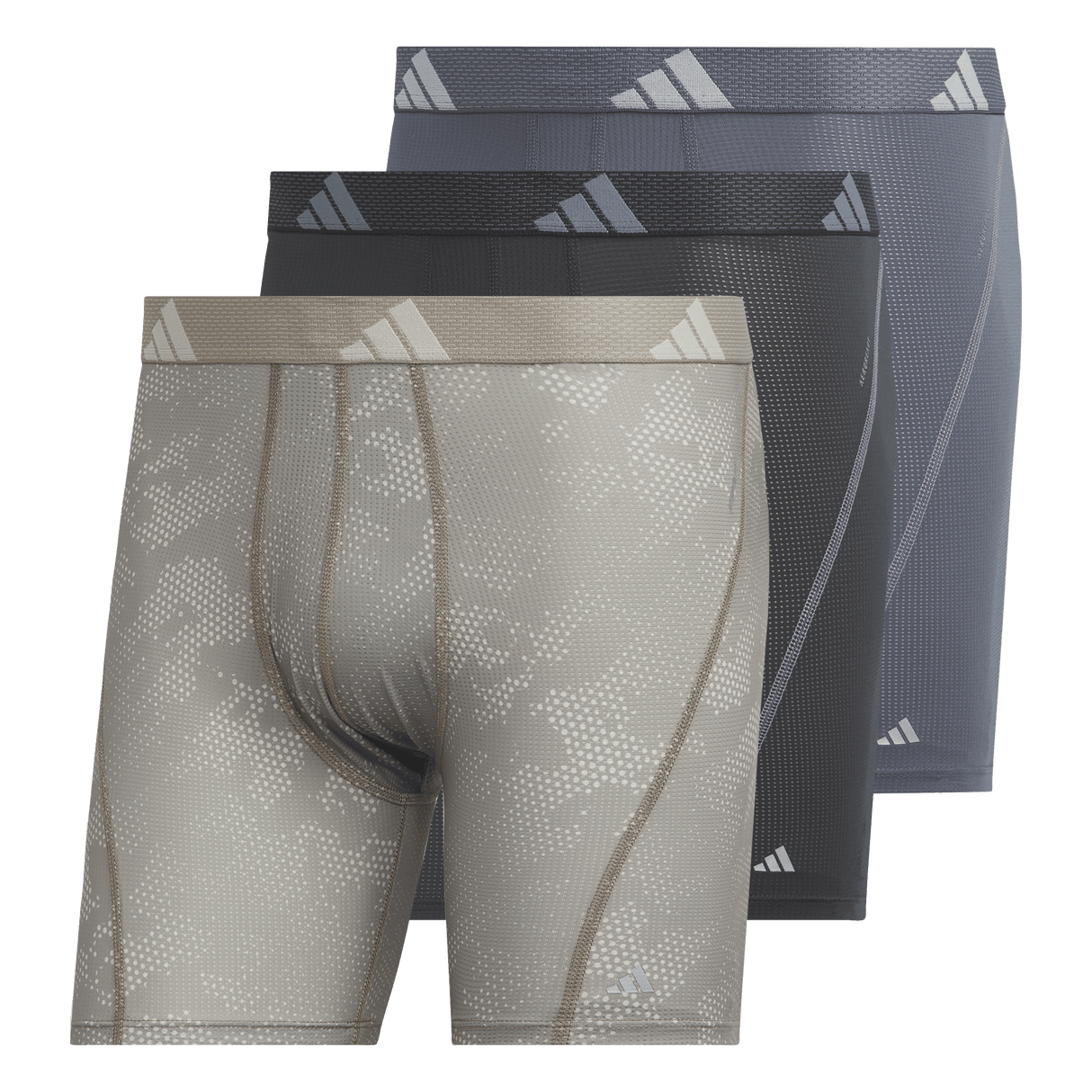 adidas Men's Performance Mesh Graphic 3-Pack Boxer Brief-1