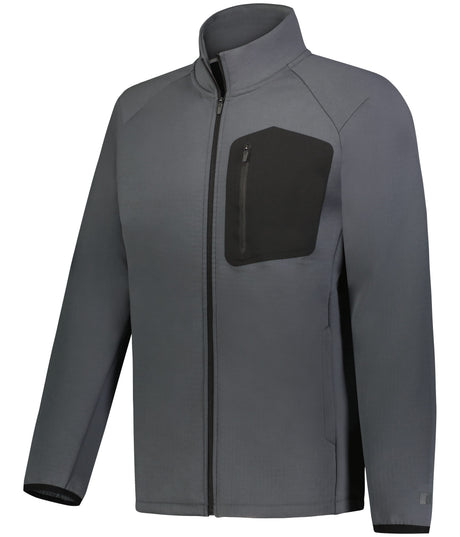 Russell  Men's Sideline Grid Fleece Full Zip Jacket