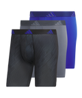adidas Men's Microfiber 3-Pack Boxer Brief Mens Apparel Underwear