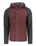 Cutter & Buck Men's Mainsail Sweater-Knit Full Zip Hooded Jacket-1