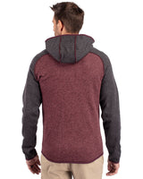 Cutter & Buck Men's Mainsail Sweater-Knit Full Zip Hooded Jacket-5