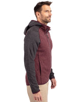 Cutter & Buck Men's Mainsail Sweater-Knit Full Zip Hooded Jacket-6