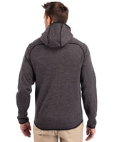 Cutter & Buck Men's Mainsail Sweater-Knit Full Zip Hooded Jacket-2