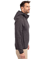 Cutter & Buck Men's Mainsail Sweater-Knit Full Zip Hooded Jacket-3