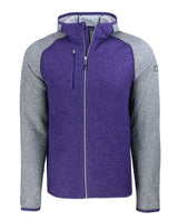 Cutter & Buck Men's Mainsail Sweater-Knit Full Zip Hooded Jacket-1