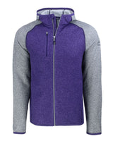 Cutter & Buck Men's Mainsail Sweater-Knit Full Zip Hooded Jacket-2