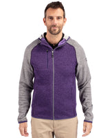 Cutter & Buck Men's Mainsail Sweater-Knit Full Zip Hooded Jacket-4