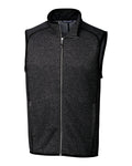 Cutter & Buck Men's Mainsail Sweater-Knit Full Zip Vest-1