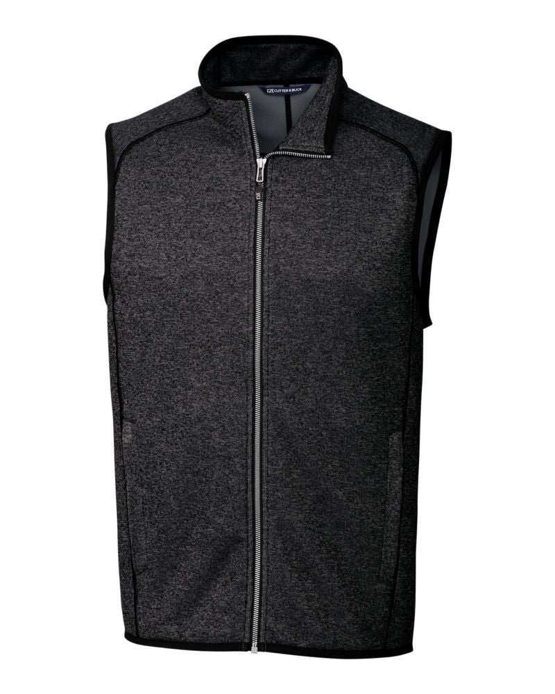 Cutter & Buck Men's Mainsail Sweater-Knit Full Zip Vest-2