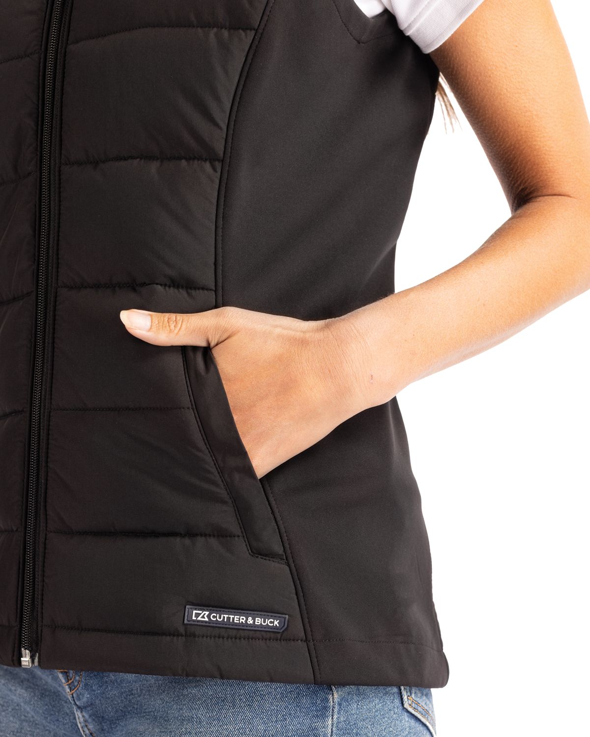Cutter & Buck Women's Evoke Full Zip Vest-8