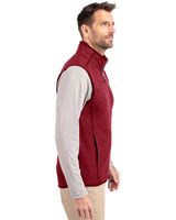 Cutter & Buck Men's Mainsail Sweater-Knit Full Zip Vest-6