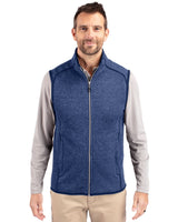 Cutter & Buck Men's Mainsail Sweater-Knit Full Zip Vest-3