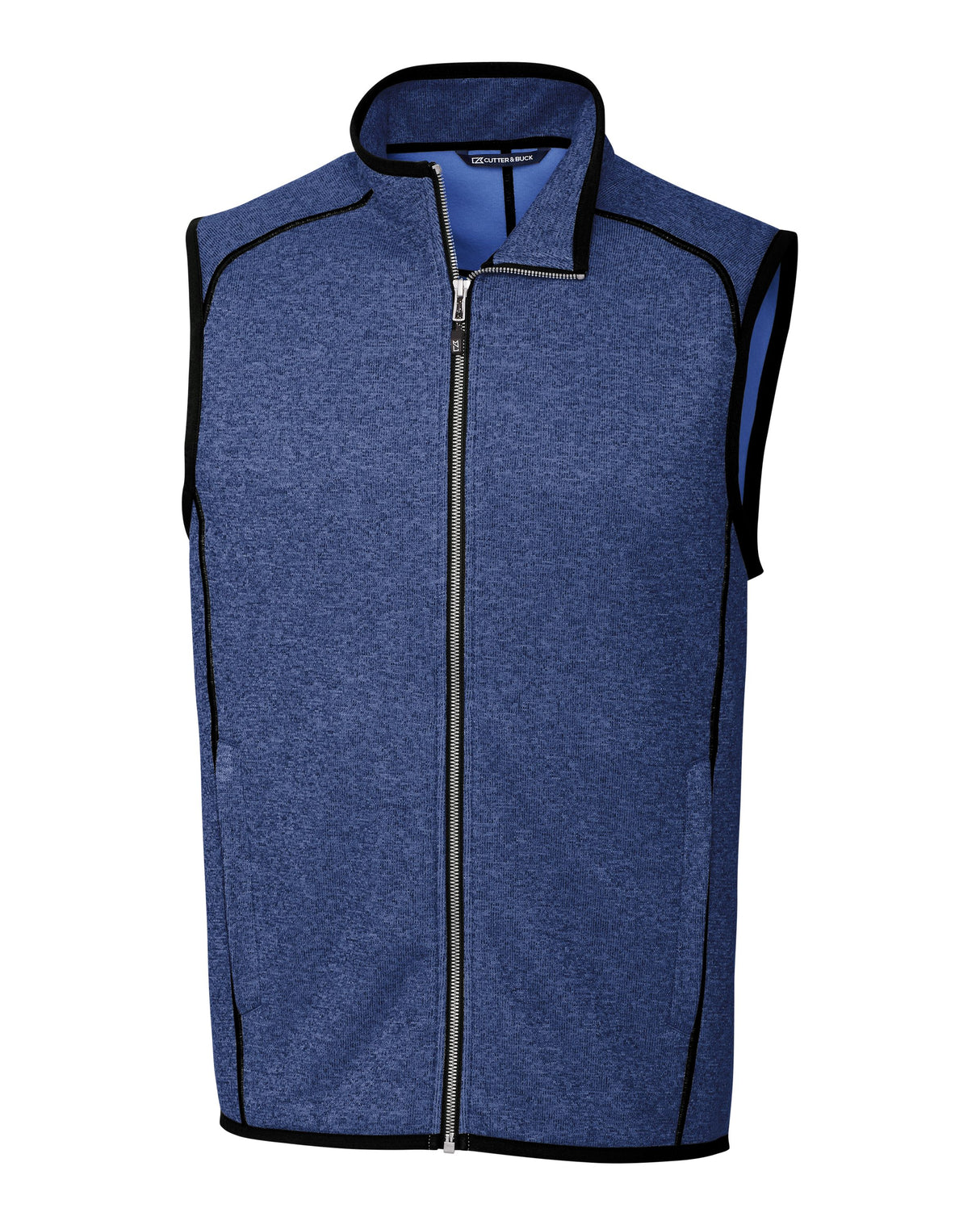 Cutter & Buck Men's Mainsail Sweater-Knit Full Zip Vest-6