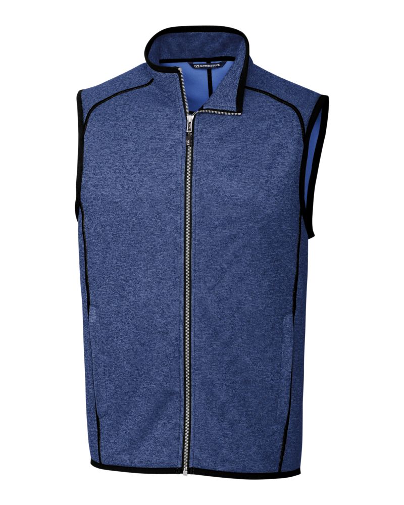 Cutter & Buck Men's Mainsail Sweater-Knit Full Zip Vest-7
