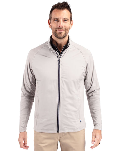 Cutter & Buck Men's Adapt  Big & Tall Hybrid Full Zip Jacket-1