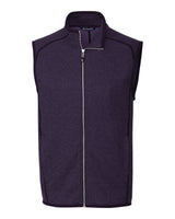 Cutter & Buck Men's Mainsail Sweater-Knit Full Zip Vest-2