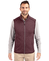 Cutter & Buck Men's Mainsail Sweater-Knit Full Zip Vest-5