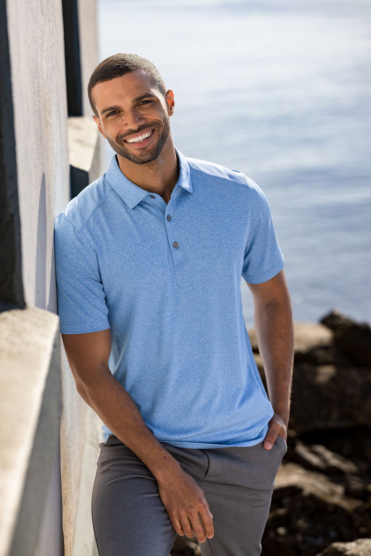 Cutter & Buck Men's Forge Recycled Four-Way Stretch Polo-4