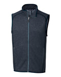 Cutter & Buck Men's Mainsail Sweater-Knit Full Zip Vest-1