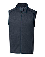 Cutter & Buck Men's Mainsail Sweater-Knit Full Zip Vest-1