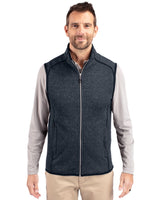 Cutter & Buck Men's Mainsail Sweater-Knit Full Zip Vest-3