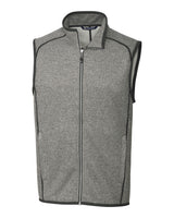 Cutter & Buck Men's Mainsail Sweater-Knit Full Zip Vest-1