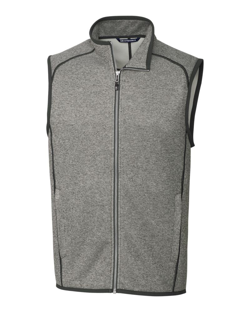 Cutter & Buck Men's Mainsail Sweater-Knit Full Zip Vest-2