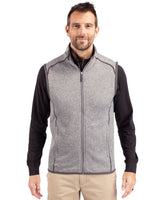 Cutter & Buck Men's Mainsail Sweater-Knit Full Zip Vest-6