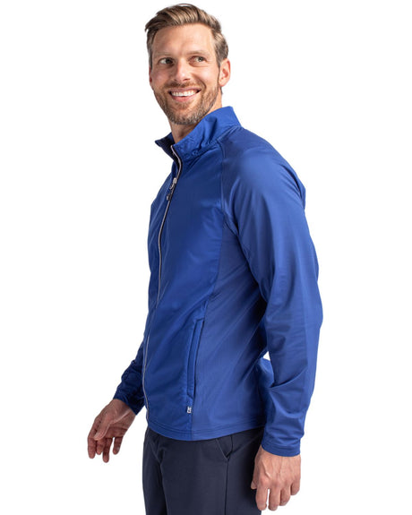 Cutter & Buck Men's Adapt  Big & Tall Hybrid Full Zip Jacket-1