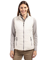 Cutter & Buck Women's Rainier Recycled Insulated Puffer Full Zip Vest-4