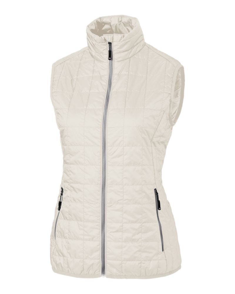 Cutter & Buck Women's Rainier Recycled Insulated Puffer Full Zip Vest-8