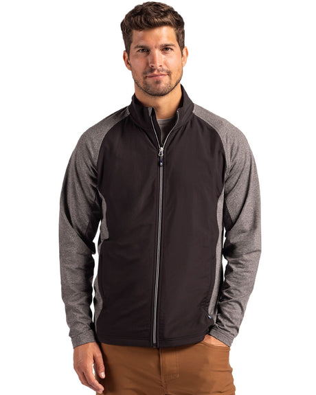 Cutter & Buck Men's Adapt  Big & Tall Hybrid Full Zip Jacket-1